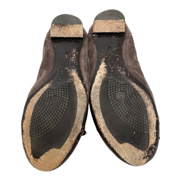 AGL Attilio Giusti Leombruni Brown Leather Cap Toe Flats Women’s 38 - Picture 11 of 13